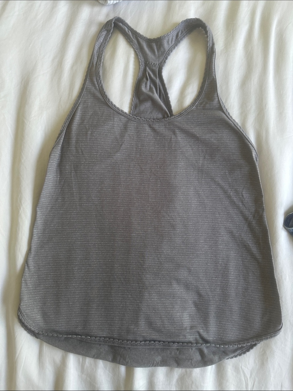 lululemon athletica Gray Racerback Tank